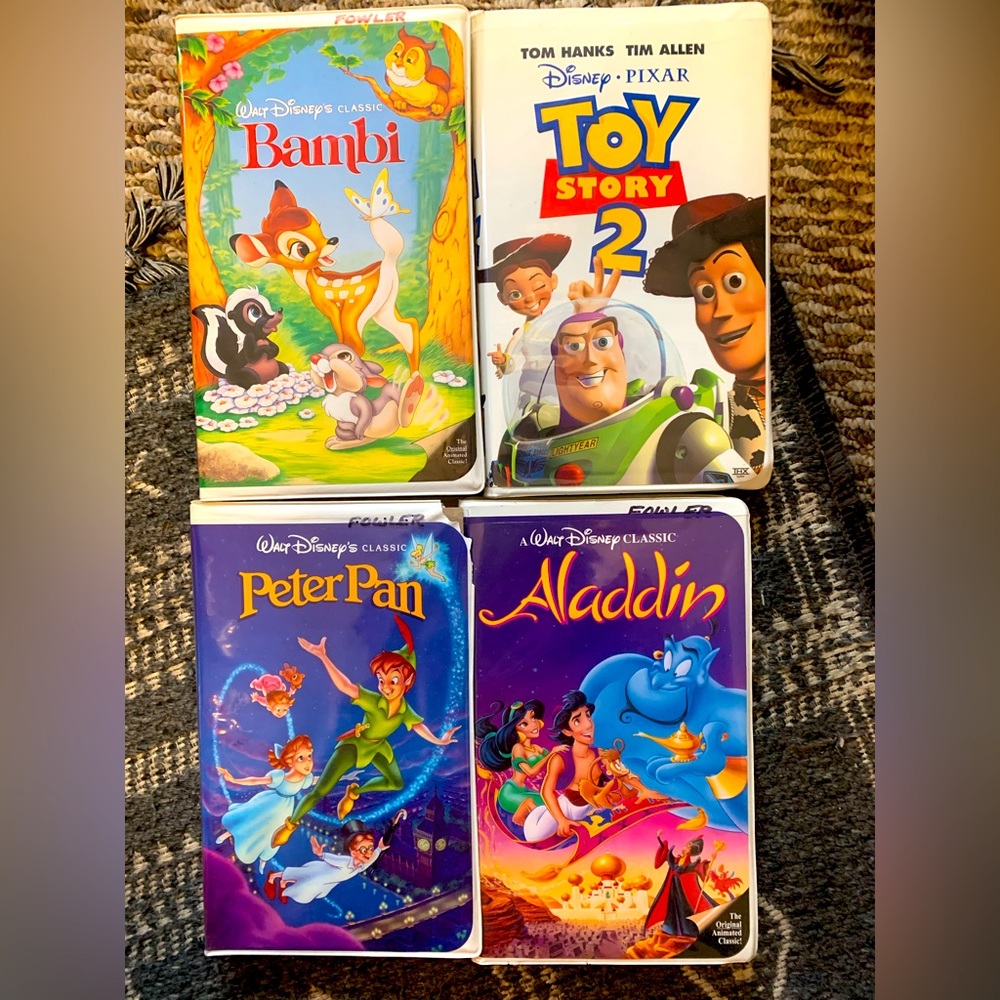 Classic VHS Disney Movies